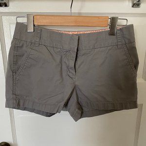 J. Crew Gray Chino Shorts